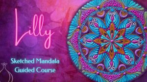 Lilly Sketched Mandala Flower Tutorial
